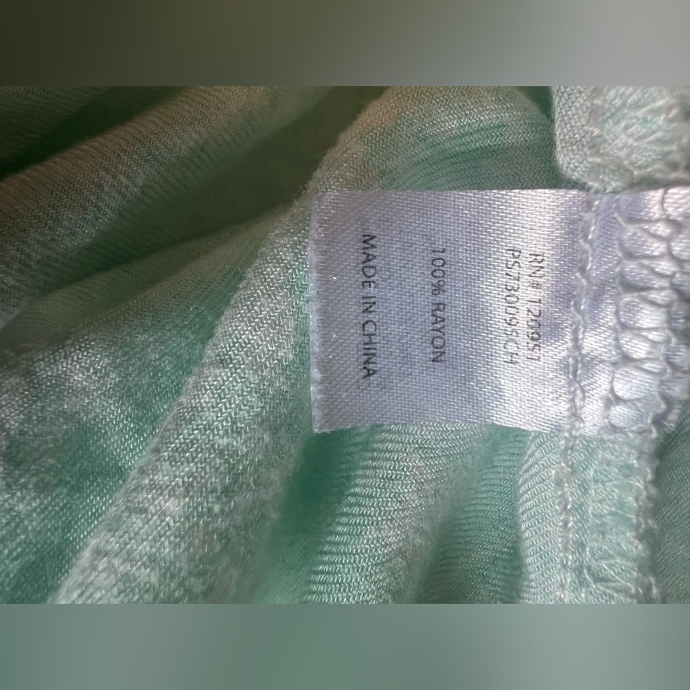 Charming Charlie Mint Green Stylish & Beautiful Tank Top Tie Lace-Up Back Small - Picture 4 of 4